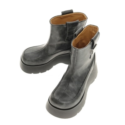 【中古】ガニー GANNI レザー ブーツ ブラック【サイズ37】【レディース】