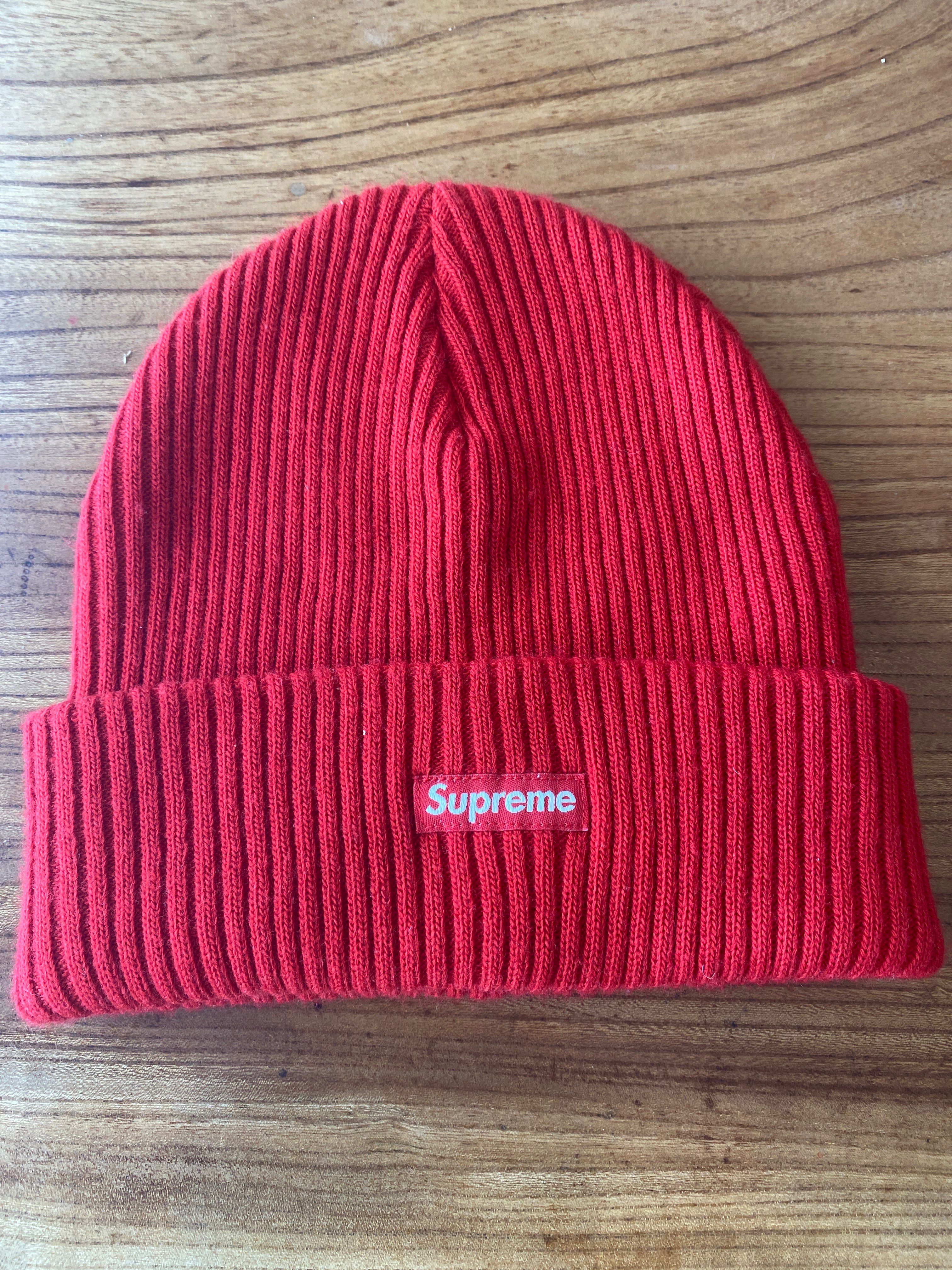 Supreme SS21 Overdyed Beanie "Red"(21SS)