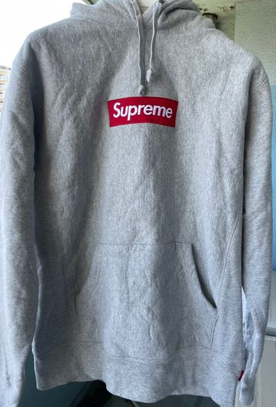 Supreme Box Logo Hooded Sweatshirt "Heather Grey" (16FW)