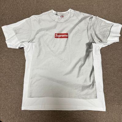Supreme x MM6 Maison Margiela Box Logo Tee "White"