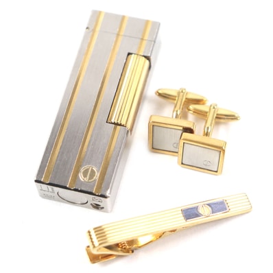 良品 ダンヒル
ライター シルバー ゴールド メンズ