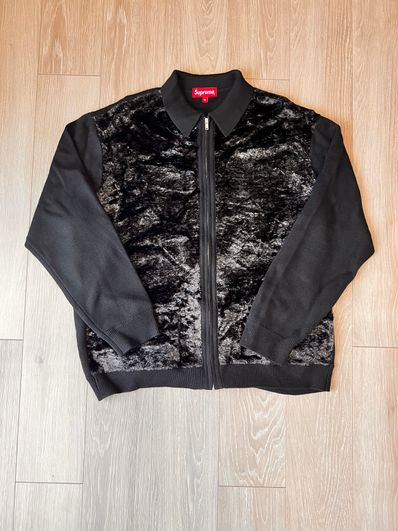 Supreme Faux Fur Zip Up Cardigan Supreme Faux Fur Zip Up Cardigan