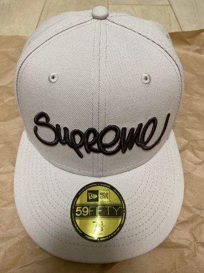 Supreme Handstyle New Era "Stone"