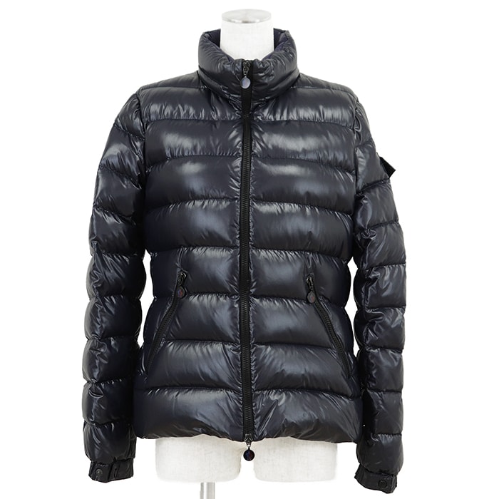 【SALE】MONCLER モンクレール BADY ダウンジャケット サイズ 3 レディース ジップアップ アウター ネイビー 紺 モルドバ製