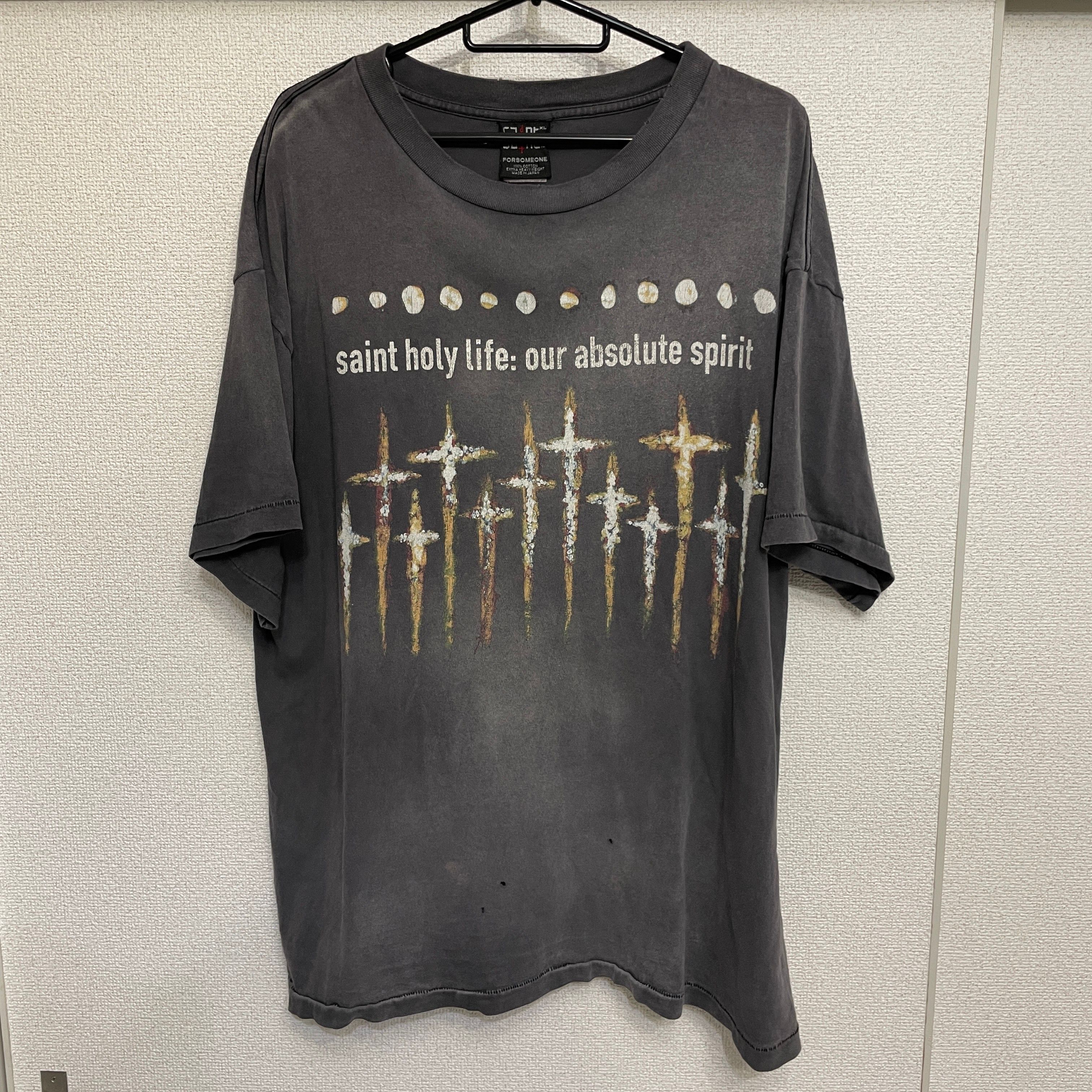 SAINT Mxxxxxx x FORSOMEONE FS_SS T-Shirt/God "Black"