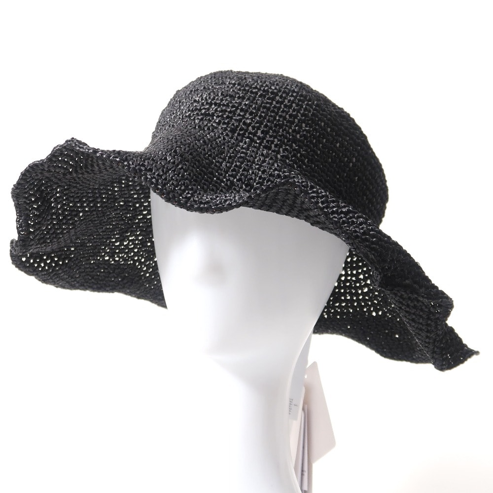 ■未使用品■mm6 maison margiela エムエムシックス メゾン マルジェラ 麦わら帽子 サイズL ハット 編み込み ハンドメイド 20250604/RA4899