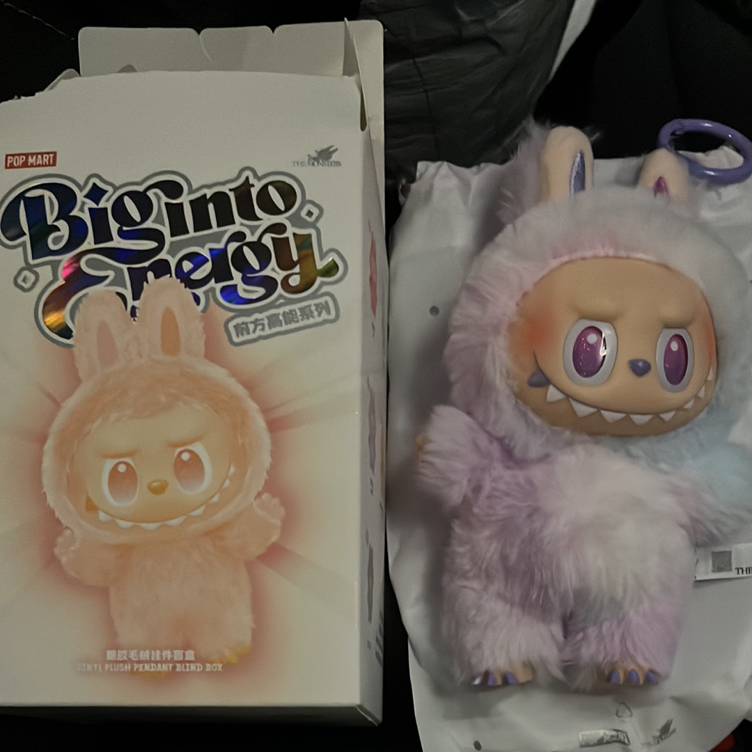 POP MART THE MONSTERS (LABUBU) Big into Energy Series Plush Pendant LUCK