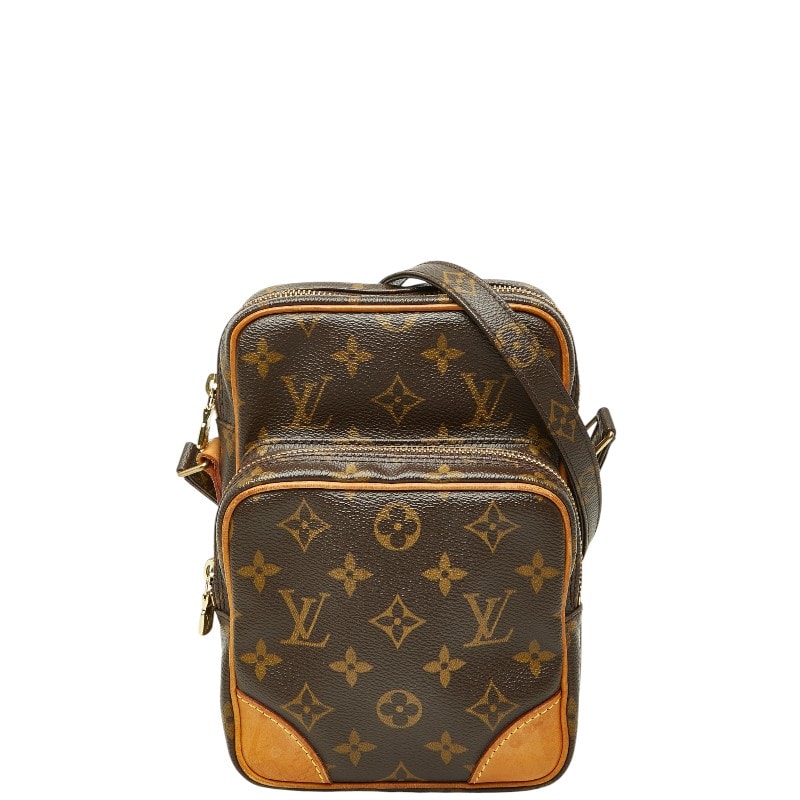 ルイ ヴィトン モノグラム アマゾン 斜め掛け ショルダーバッグ M45236 ブラウン PVC レザー レディース LOUIS VUITTON 【中古】