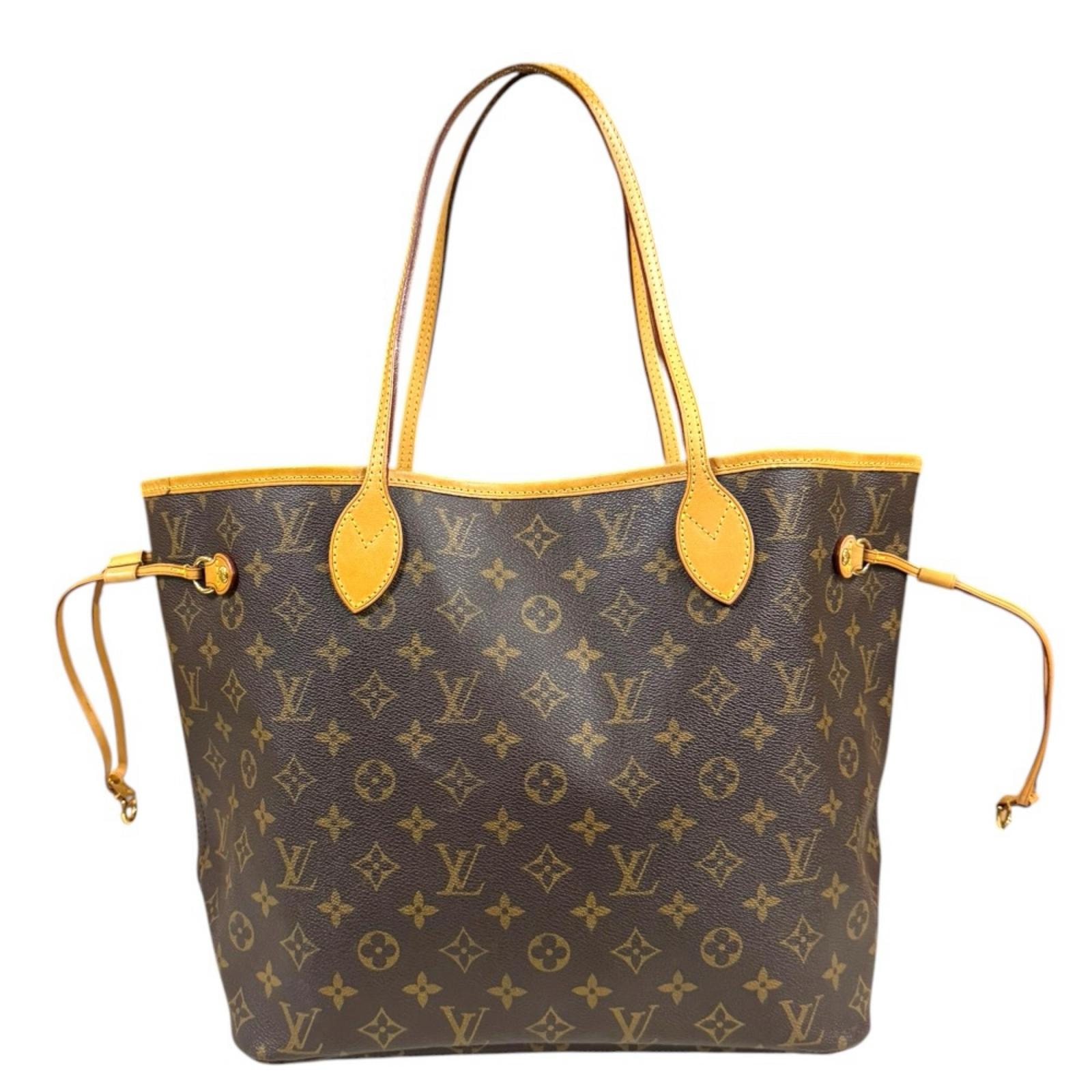 ルイヴィトン ネヴァーフルMM モノグラム トートバッグ モノグラムキャンバス M40156 ブラウン レディース LOUIS VUITTON  中古