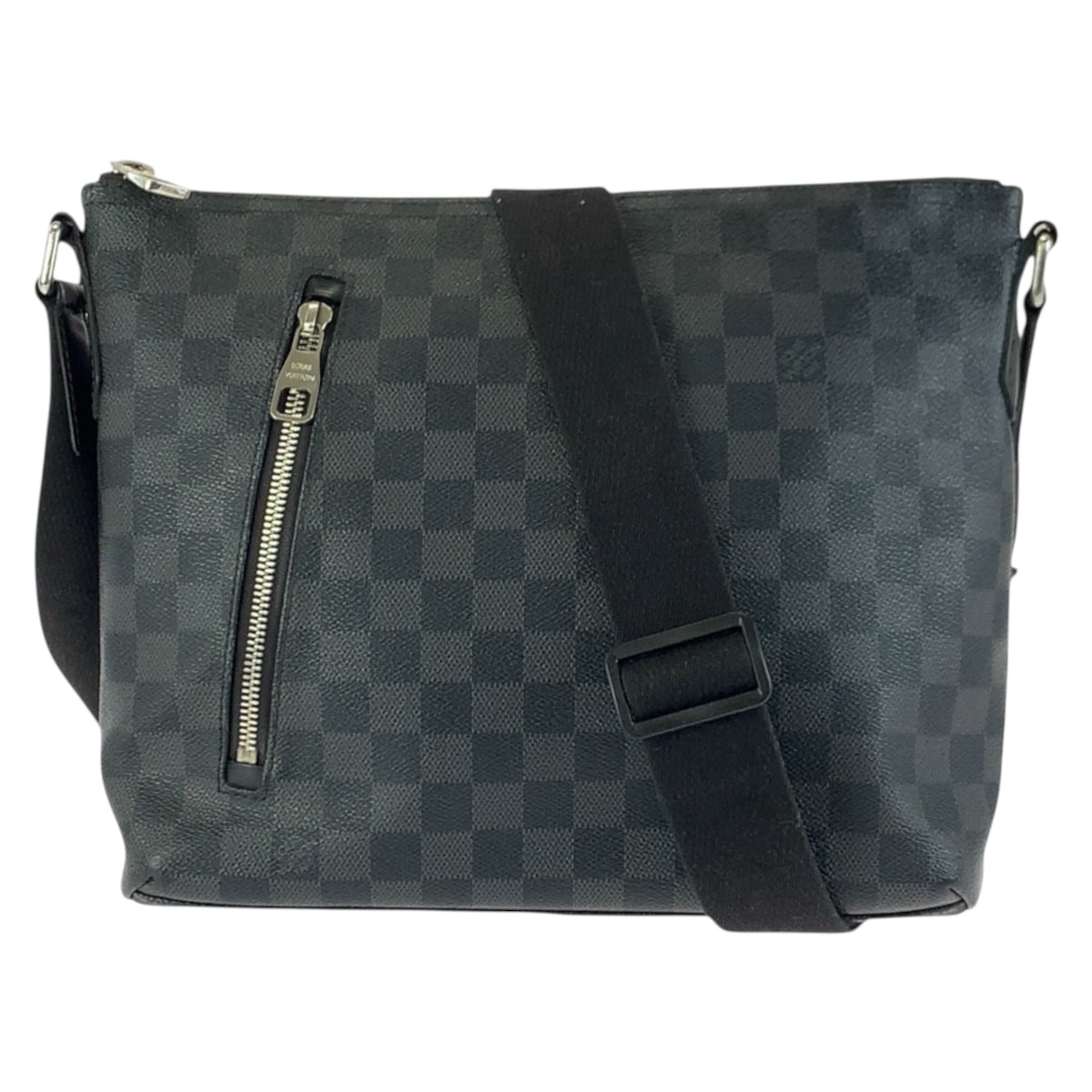 LOUIS VUITTON ルイヴィトン ダミエ グラフィット ミックPM ブラック 黒 シルバー金具 PVC ショルダーバッグ ポシェット 506828 【中古】