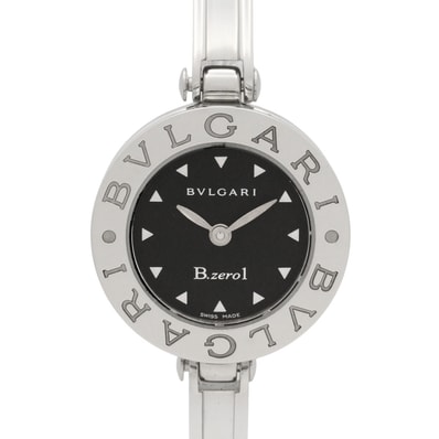 ブルガリ BVLGARI B-zero1 腕時計 時計 ステンレススチール レディース ブラック系 BZ22S 【中古】