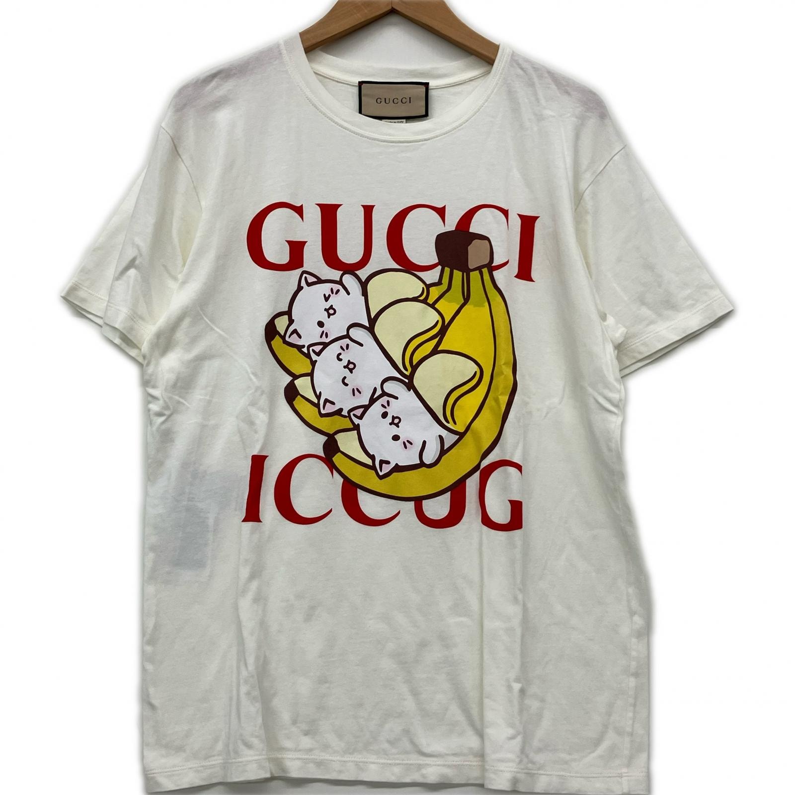GUCCI グッチ 半袖Tシャツ ばなにゃ XS
