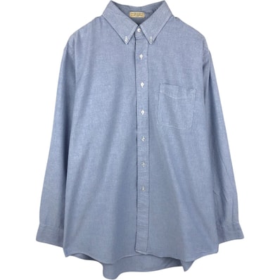 古着 80年代 エルエルビーン L.L.Bean 長袖 ボタンダウンシャツ USA製 メンズXL相当 ヴィンテージ/eaa676868