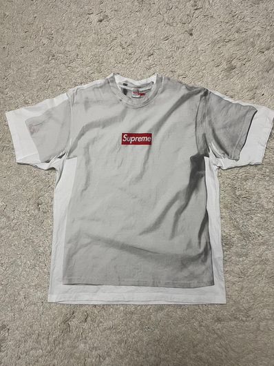 Supreme x MM6 Maison Margiela Box Logo Tee "White"