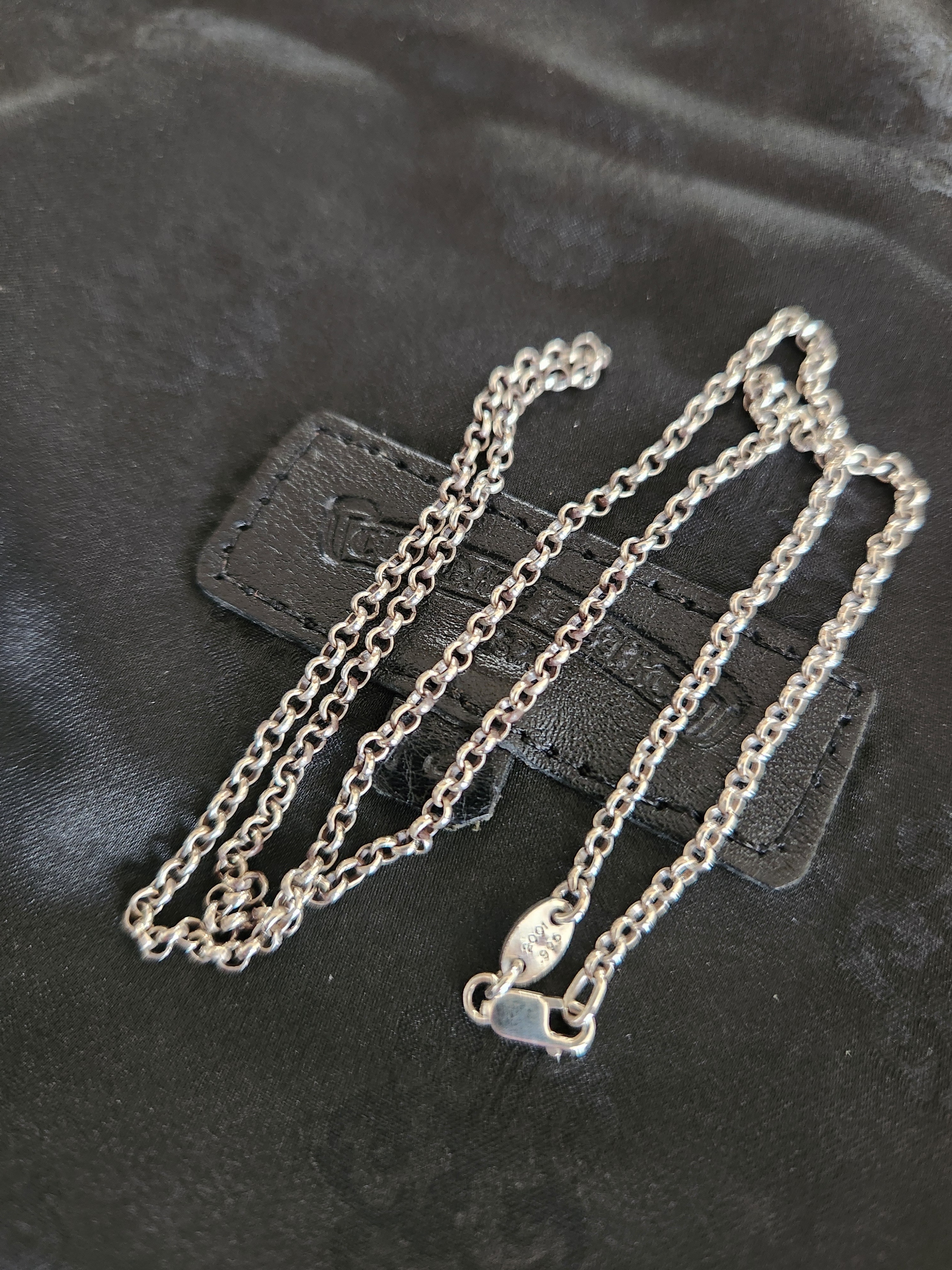 Chrome Hearts Roll Chain Necklace "Silver"