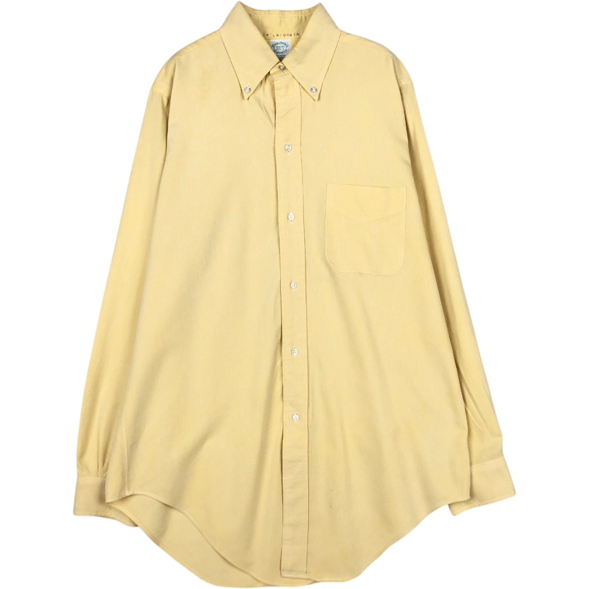 古着 ブルックスブラザーズ Brooks Brothers MAKERS 長袖 ボタンダウンシャツ USA製 メンズM相当/eaa673013