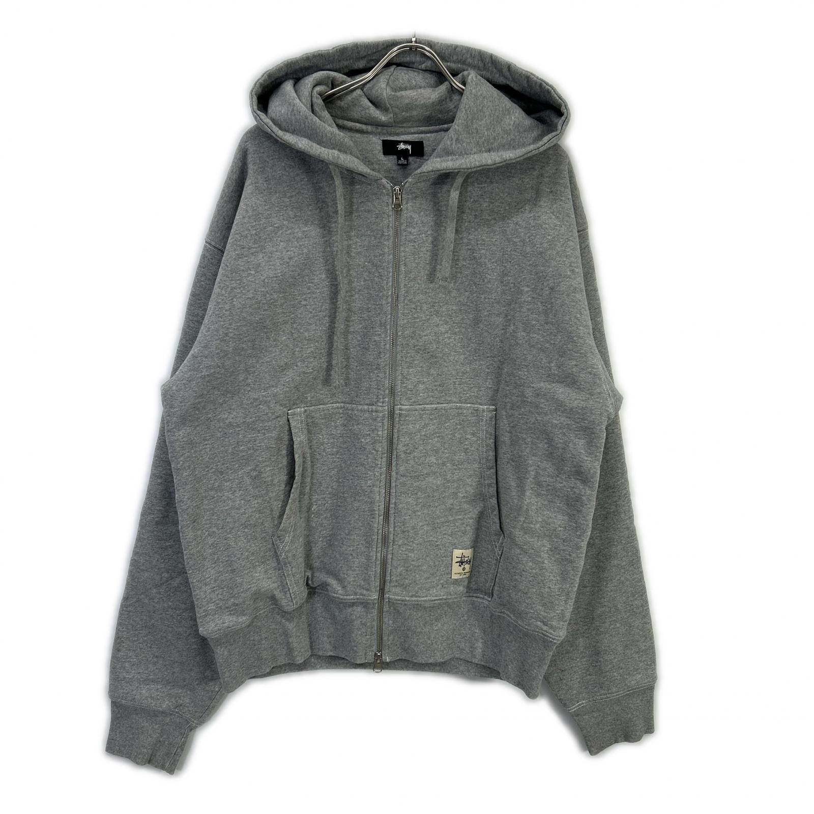ステューシー 118460 Double Face Label Full Zip Hoodie L