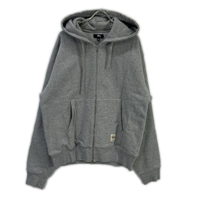 ステューシー 118460 Double Face Label Full Zip Hoodie L