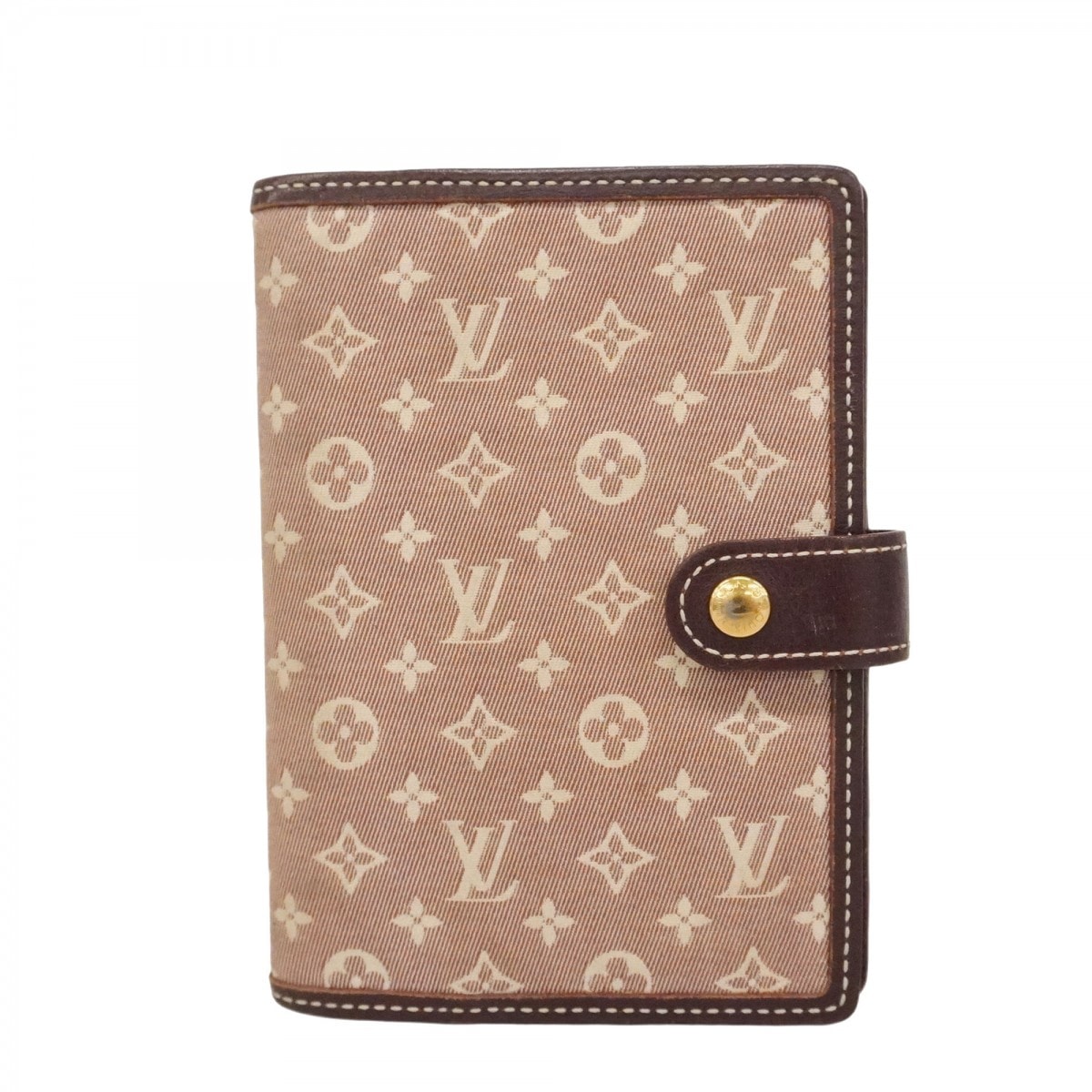 【6db0955-k】ルイヴィトン 手帳カバー モノグラム・イディール アジェンダPM R21082 セピア【中古】レディース