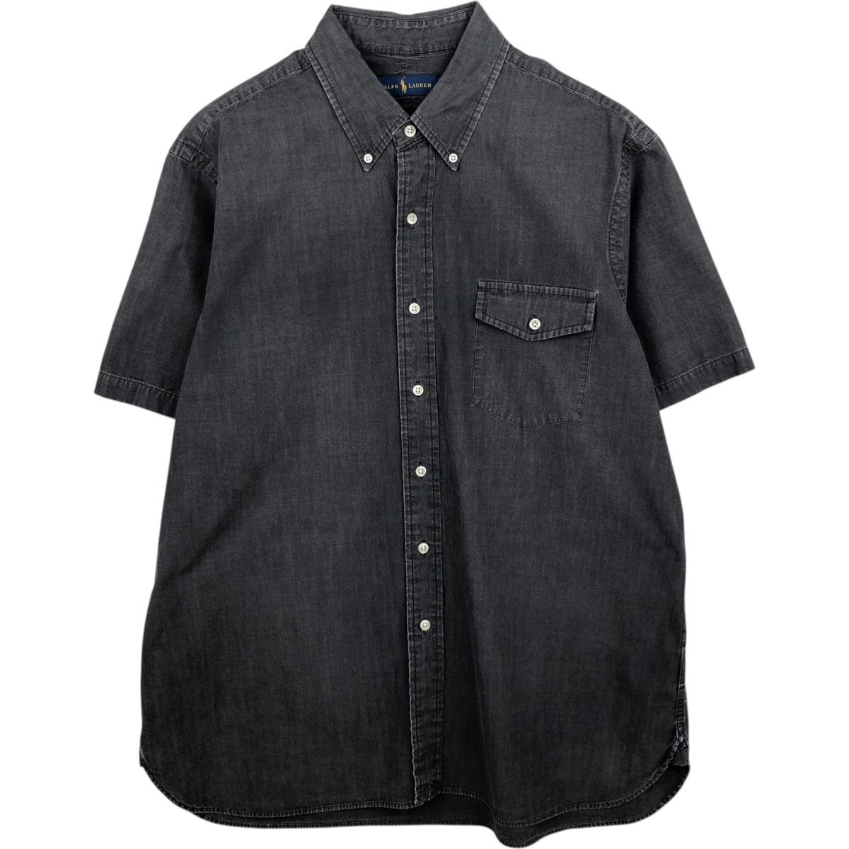 古着 ラルフローレン Ralph Lauren 半袖 ボタンダウンシャツ メンズXL相当/eaa625397