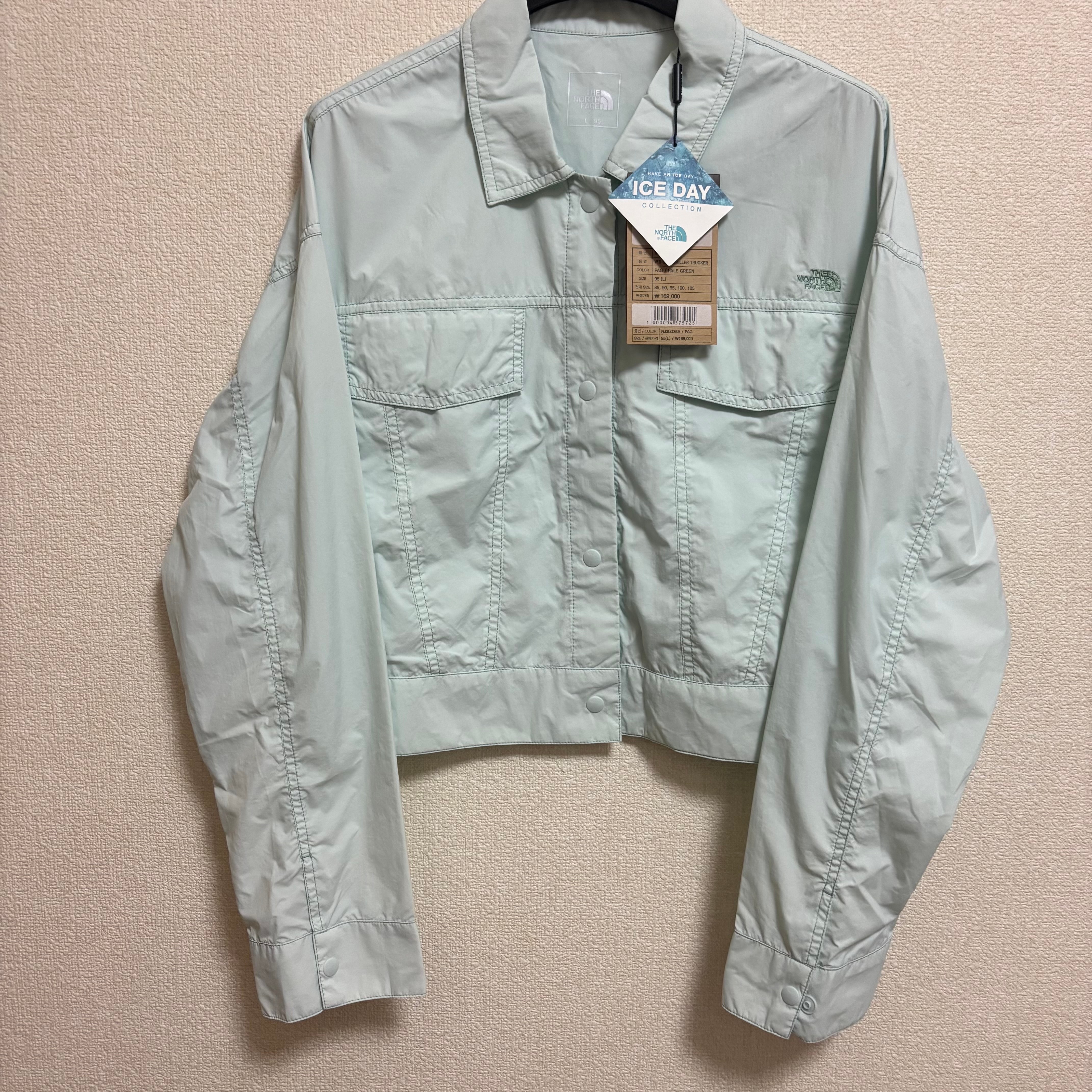 THE NORTH FACE シティチラートラッカージャケット L ペールグリーン