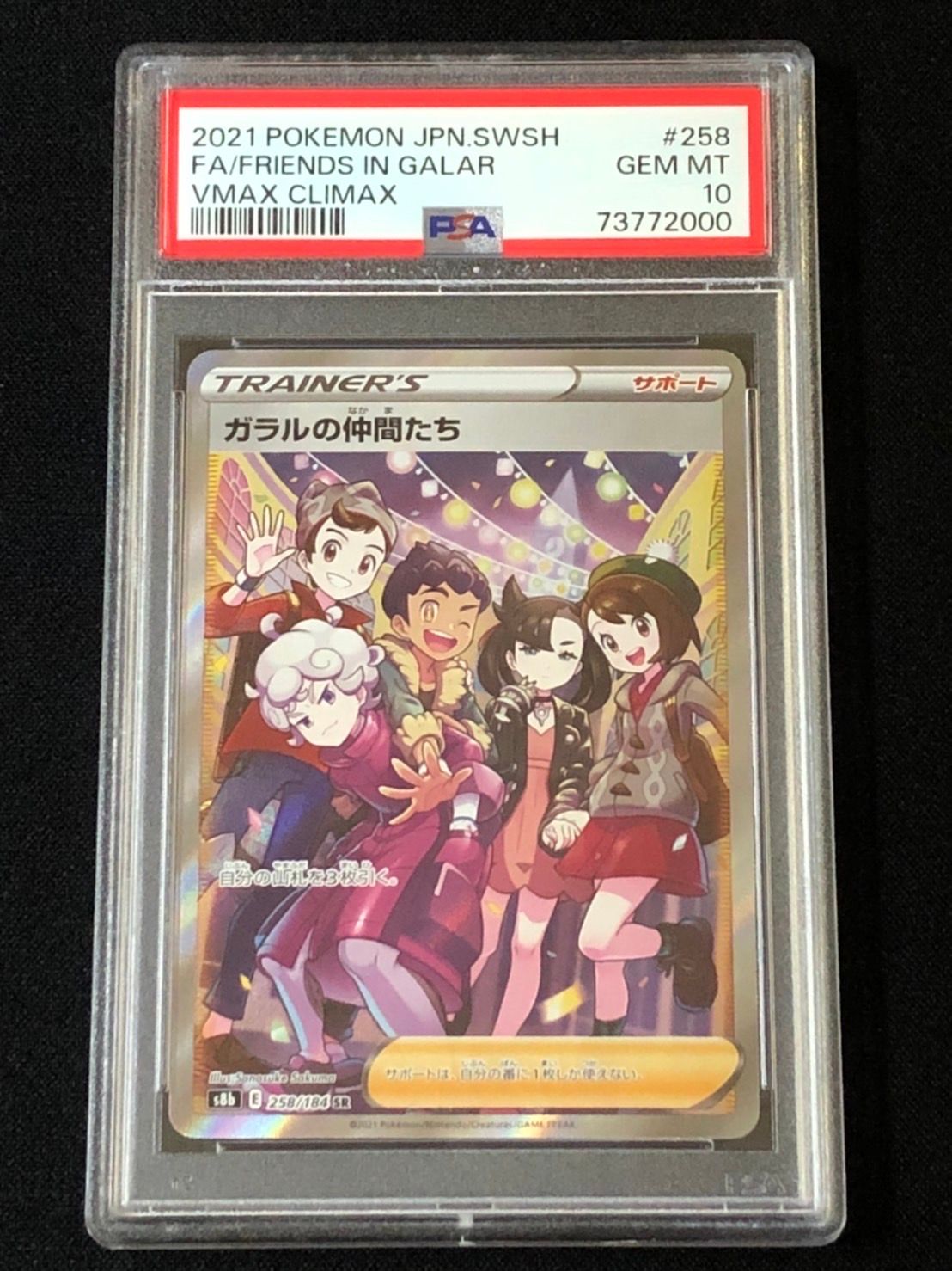 ガラルの仲間たち SR[S8b 258/184](ハイクラスパック「VMAXクライマックス」)