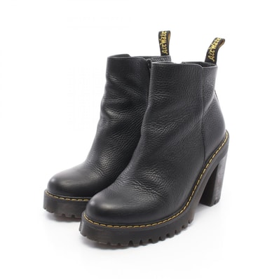 ドクターマーチン Dr.Martens マグダレナ ショート ブーツ 靴 レザー レディース ブラック系 【中古】