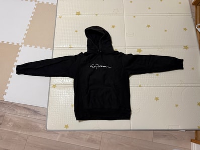 Supreme Classic Script Hooded Sweatshirt "Black"