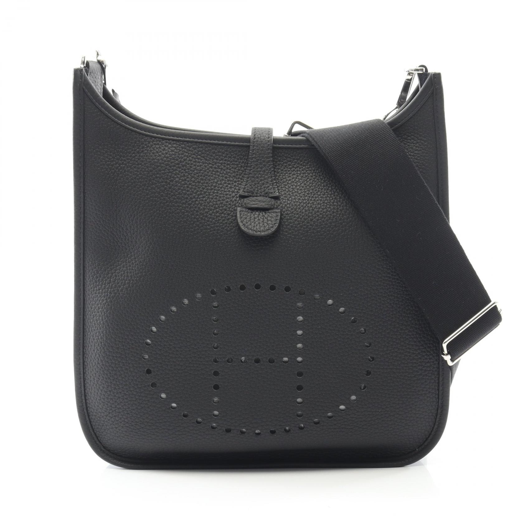エルメス HERMES エヴリン 3 トロワ PM ショルダーバッグ バッグ レザー トリヨンクレマンス トリヨンクレマンス ブラック(エルメス) Y刻印(2020年製造) レディース ブラック系 【中古】