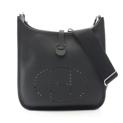 エルメス HERMES エヴリン 3 トロワ PM ショルダーバッグ バッグ レザー トリヨンクレマンス トリヨンクレマンス ブラック(エルメス) Y刻印(2020年製造) レディース ブラック系 【中古】