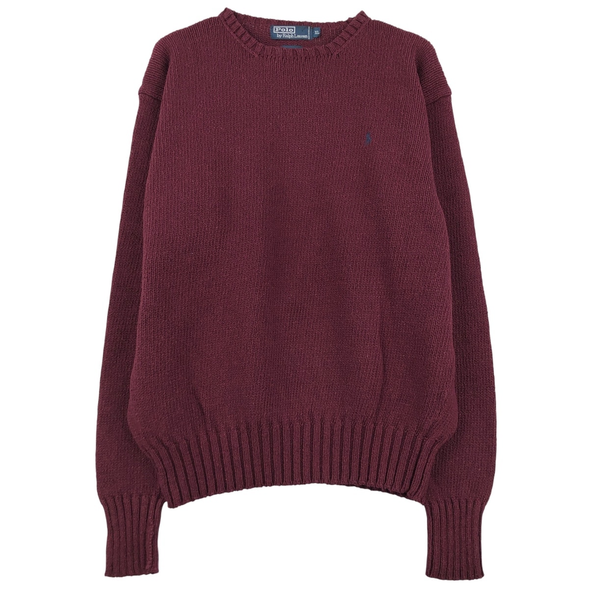 古着 ラルフローレン Ralph Lauren POLO by Ralph Lauren コットンニットセーター メンズXL相当/eaa608100