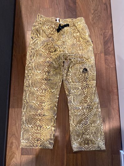 Supreme Nike ACG Belted Denim Pant "Gold Snakeskin"