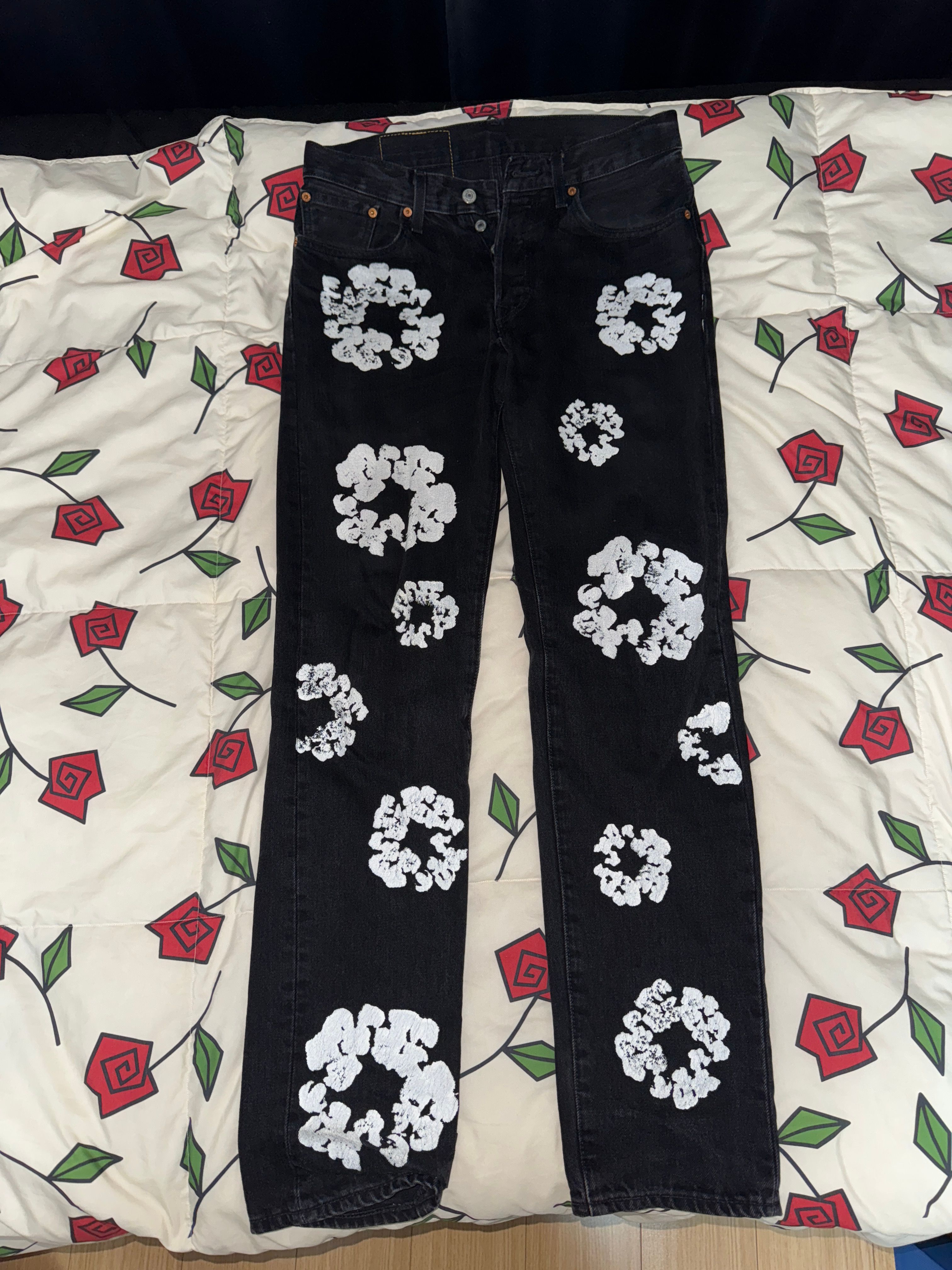 LEVI'S x Denim Tears The Cotton Wreath Jean "Black"