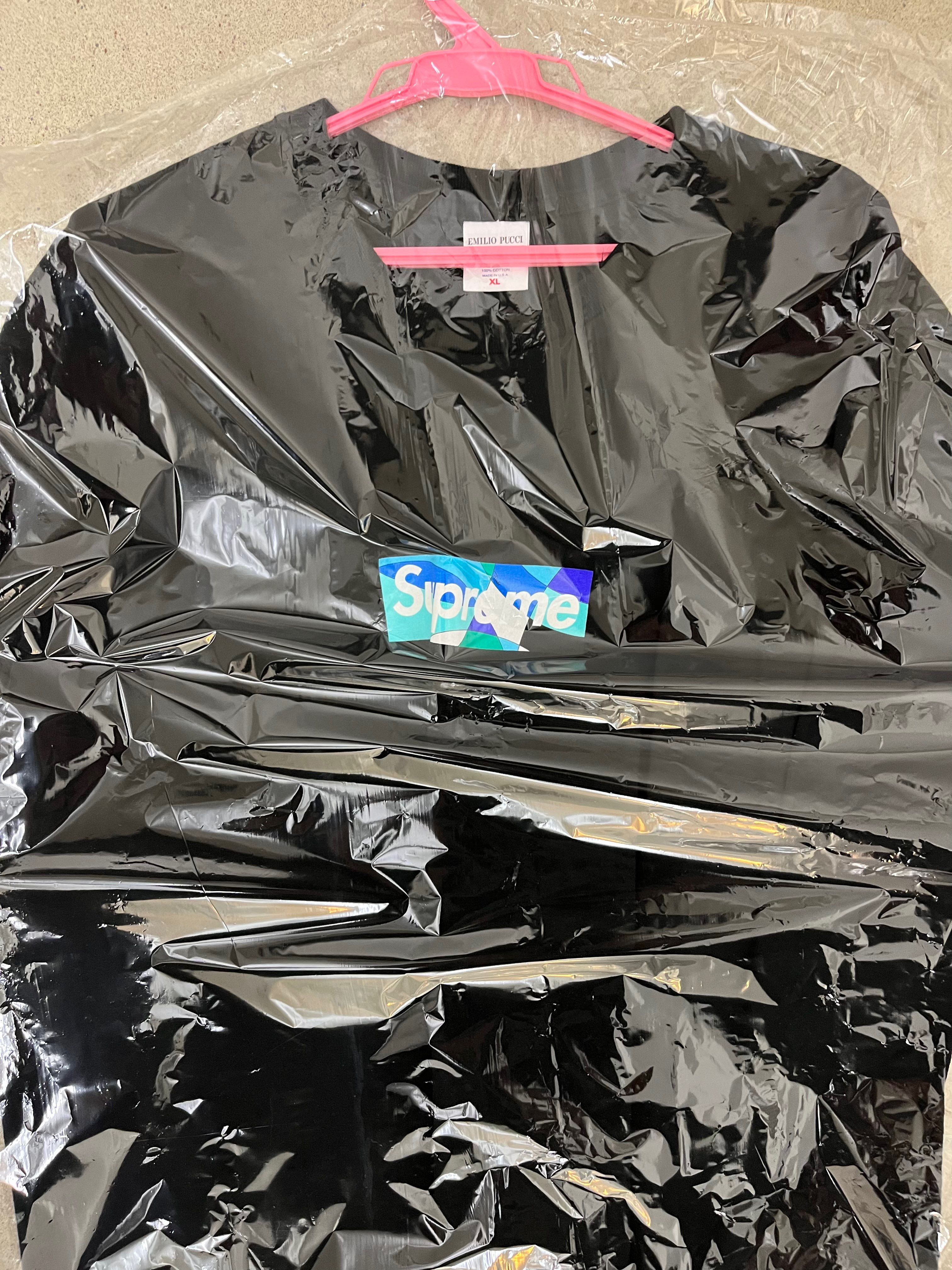 Supreme / Emilio Pucci® Box Logo Tee "Black/Blue"