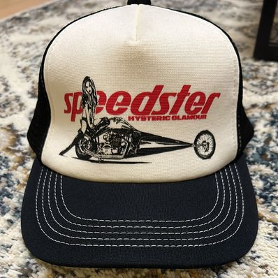 HYSTERIC GLAMOUR Speedster Mesh Cap "Black"
