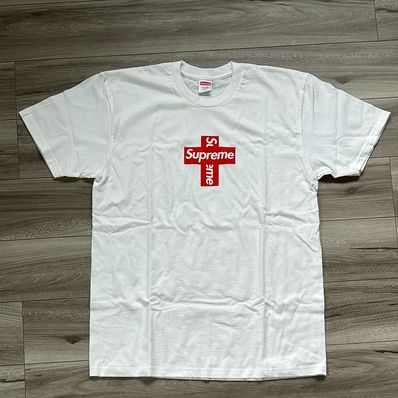 Supreme Cross Box Logo Tee "White"