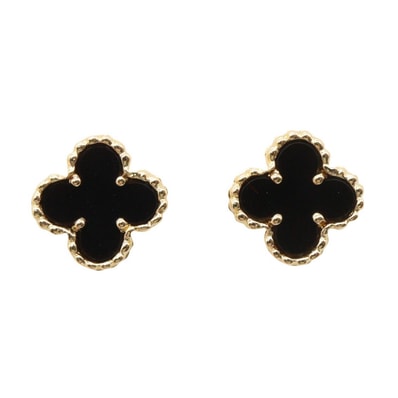 ヴァンクリーフ&アーペル Van Cleef & Arpels スウィートアルハンブラ オニキス ピアス ピアス ジュエリー K18(イエローゴールド) オニキス レディース ゴールド系 / ブラック系 VCARA44800 【中古】