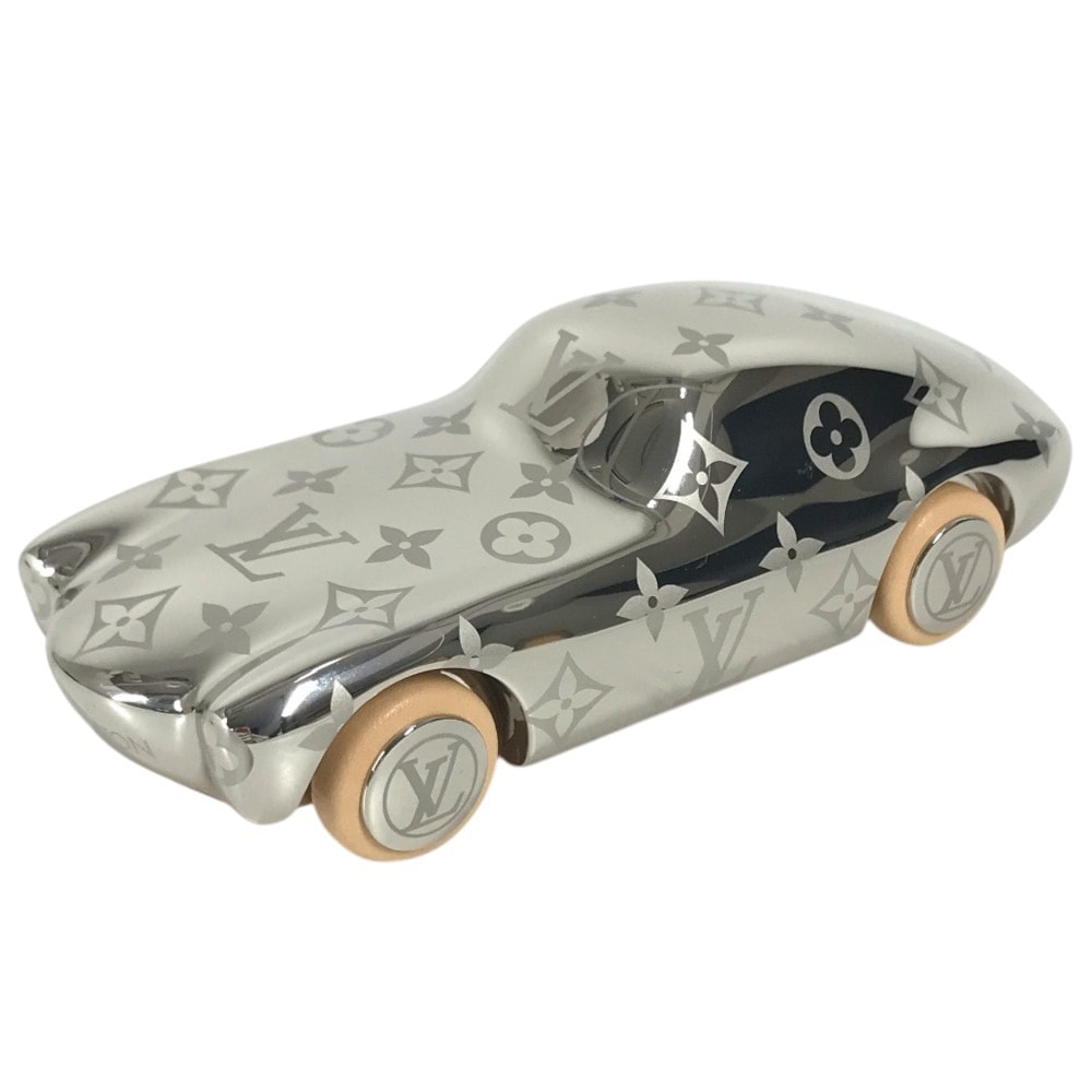 ルイヴィトン LOUIS VUITTON オブジェ プレス パピエVVV GI0304 モノグラム 非売品 車 カー CAR オブジェ メタル シルバー