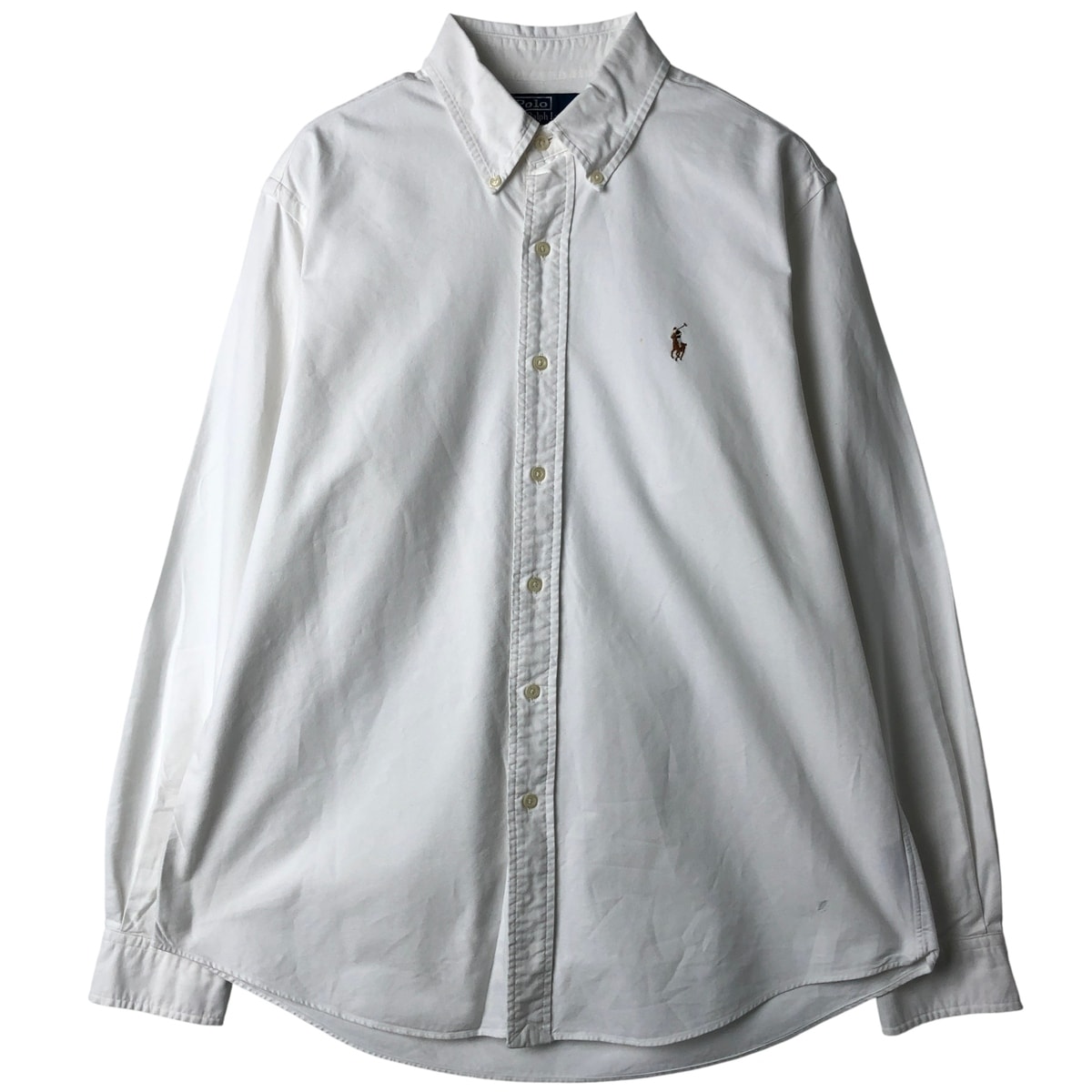 古着 ラルフローレン Ralph Lauren POLO by Ralph Lauren 長袖 ボタンダウンシャツ メンズL相当/eaa610121
