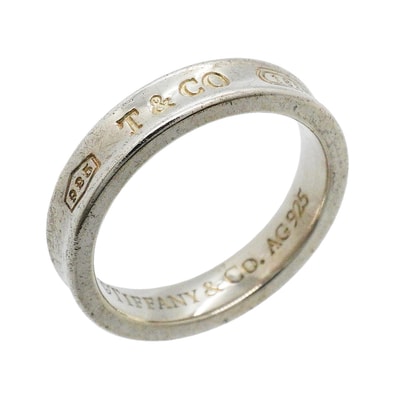 【6jgb0326】ティファニー リング ナロー シルバー925 10号【中古】レディース