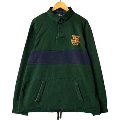 古着 ラルフローレン Ralph Lauren POLO by Ralph Lauren CUSTOM FIT 長袖 ラガーシャツ メンズXL相当/eaa576382