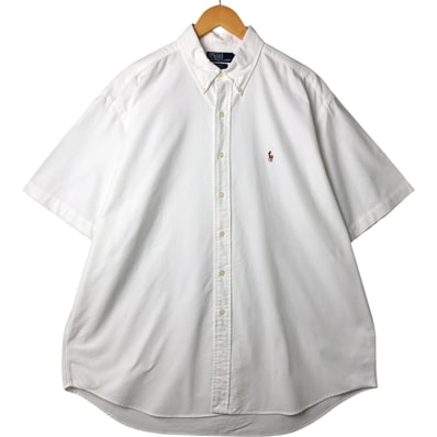 古着 ラルフローレン Ralph Lauren POLO by Ralph Lauren BLAKE 半袖 ボタンダウンシャツ メンズXL相当/eaa562981