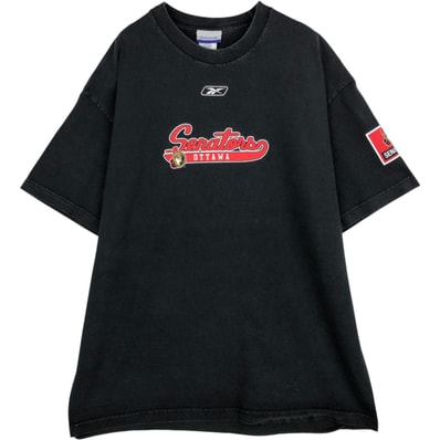古着 リーボック Reebok NHL OTTAWA SENATORS オタワセネタース スポーツプリントTシャツ メンズXL相当/eaa629706