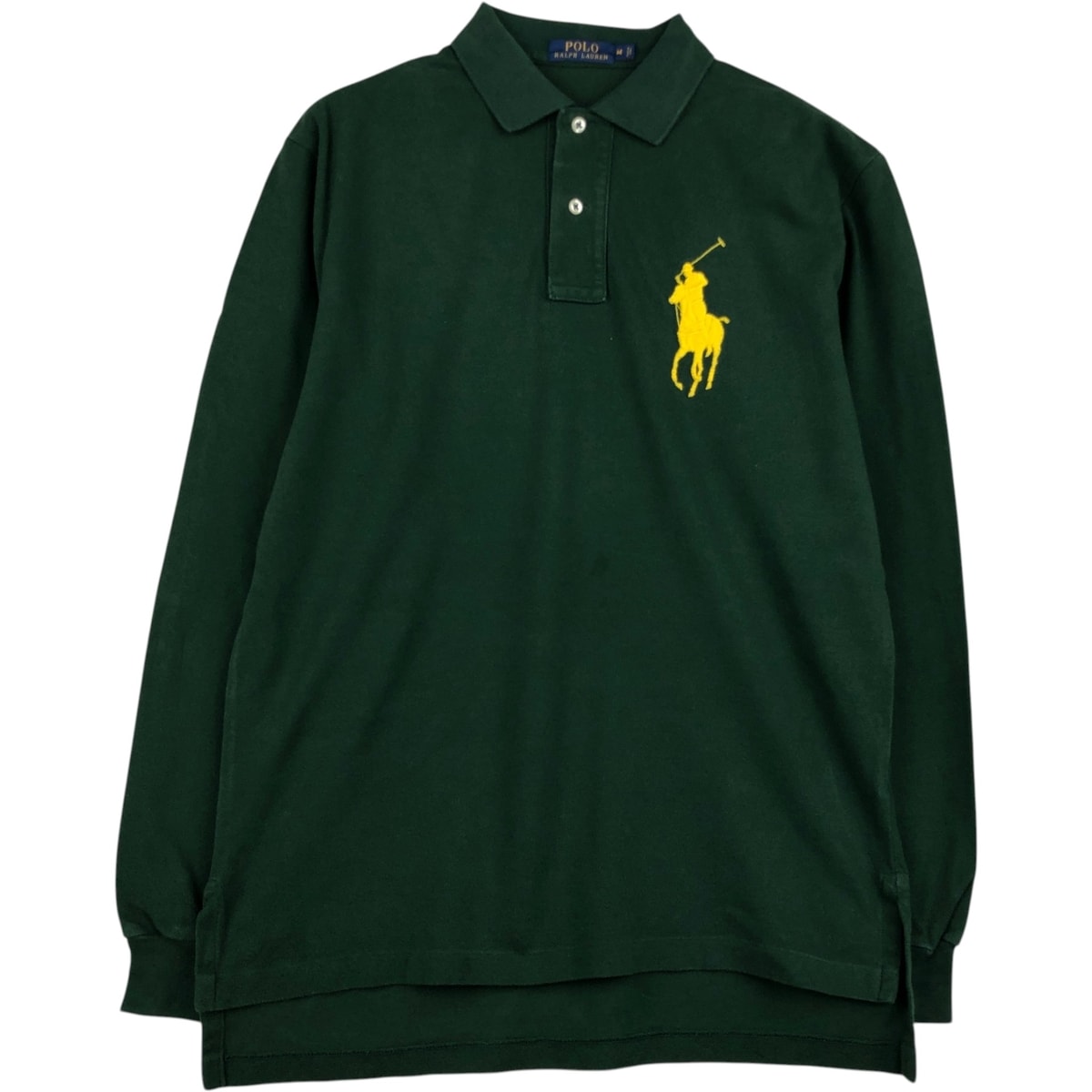 古着 ラルフローレン Ralph Lauren POLO RALPH LAUREN ビッグポニー 長袖 ポロシャツ メンズM相当/eaa630564