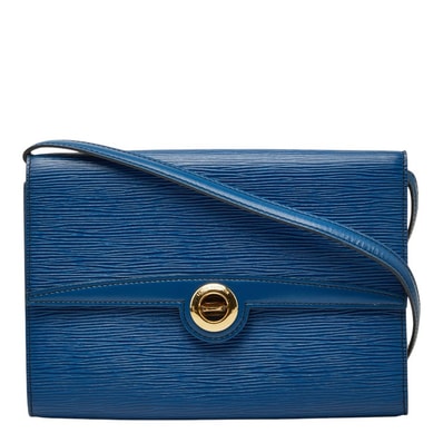 ルイ ヴィトン エピ ポシェット アルシュ ショルダーバッグ M52575 トレドブルー ブルー レザー レディース LOUIS VUITTON 【中古】