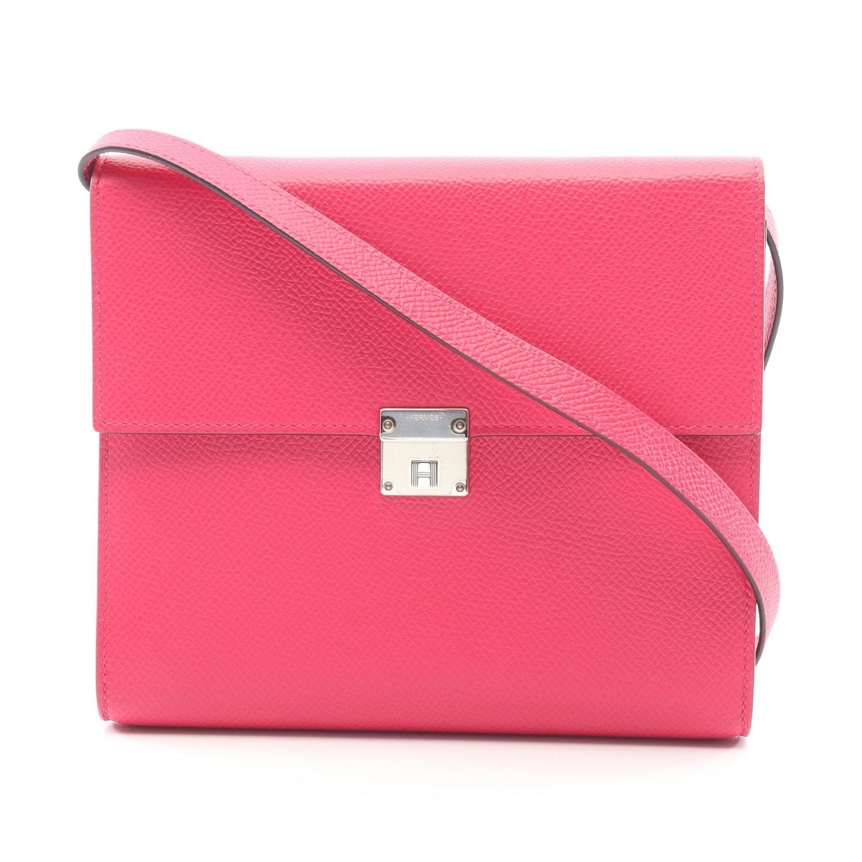 エルメス HERMES クリック16 ヴェルソ ローズメキシコ ブルーフリーダ ショルダーバッグ バッグ ヴォーエプソン ヴォーエプソン Y刻印(2020年製造) レディース ピンク系 【中古】