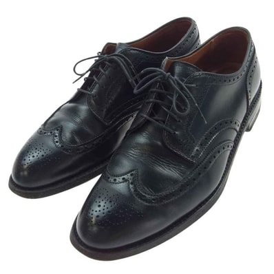 ALDEN オールデン その他靴 967 Wing-Tip ウィングチップ アバディーン カーフ シューズ ブラック系 7【中古】