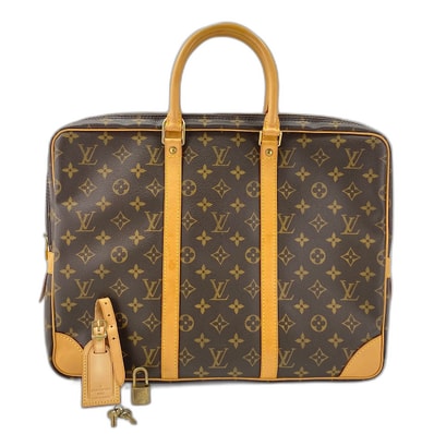 ヴィトン LV ポルトドキュマン・ヴォワヤージュ ハンドバッグ【中古】