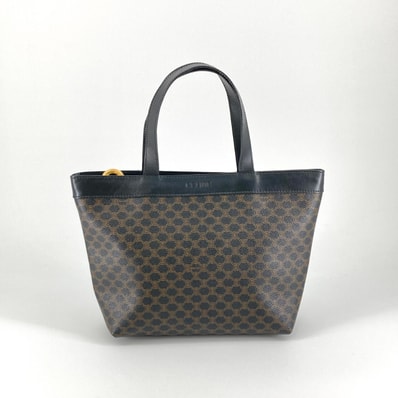 CELINE(セリーヌ) マカダム柄 ハンドバッグ ブラウン