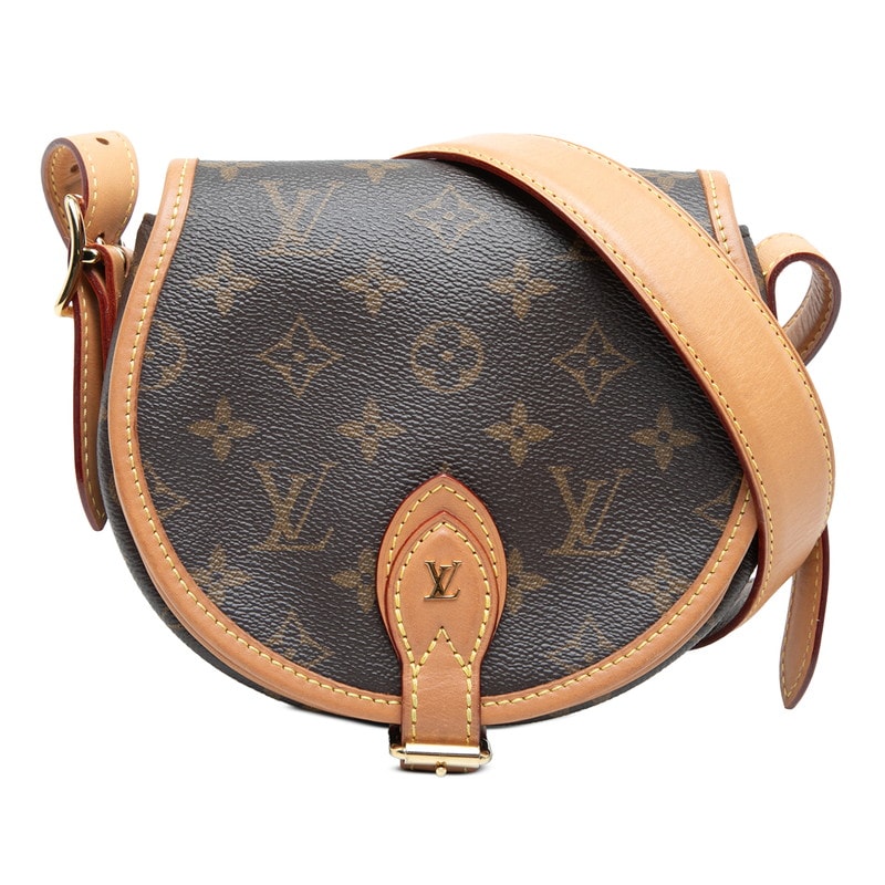 ルイ ヴィトン モノグラム タンブラン 斜め掛け ショルダーバッグ M44860 ブラウン PVC レザー レディース LOUIS VUITTON 【中古】